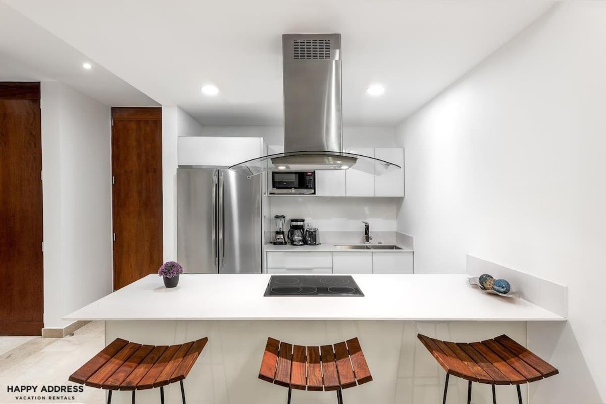 Trendy 1 Bedroom Apartment In Cruz Con Mar Brand New Building بلايا ديل كارمن المظهر الخارجي الصورة