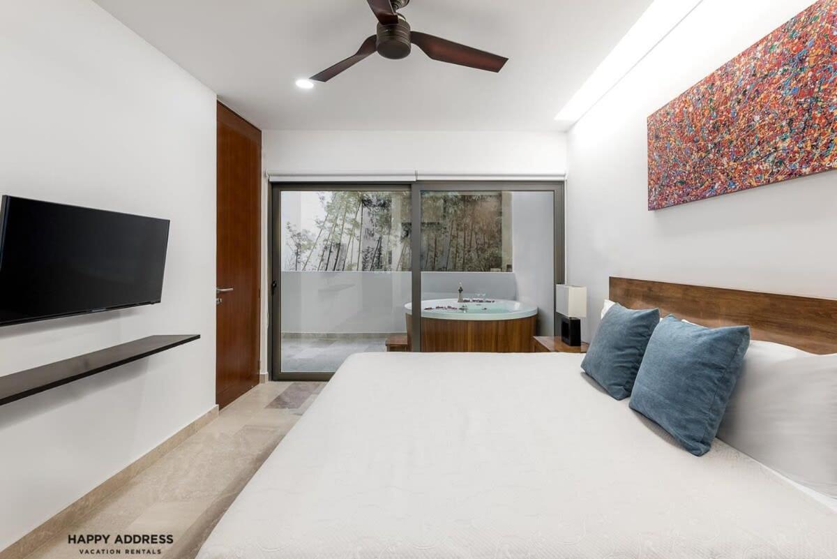 Trendy 1 Bedroom Apartment In Cruz Con Mar Brand New Building بلايا ديل كارمن المظهر الخارجي الصورة